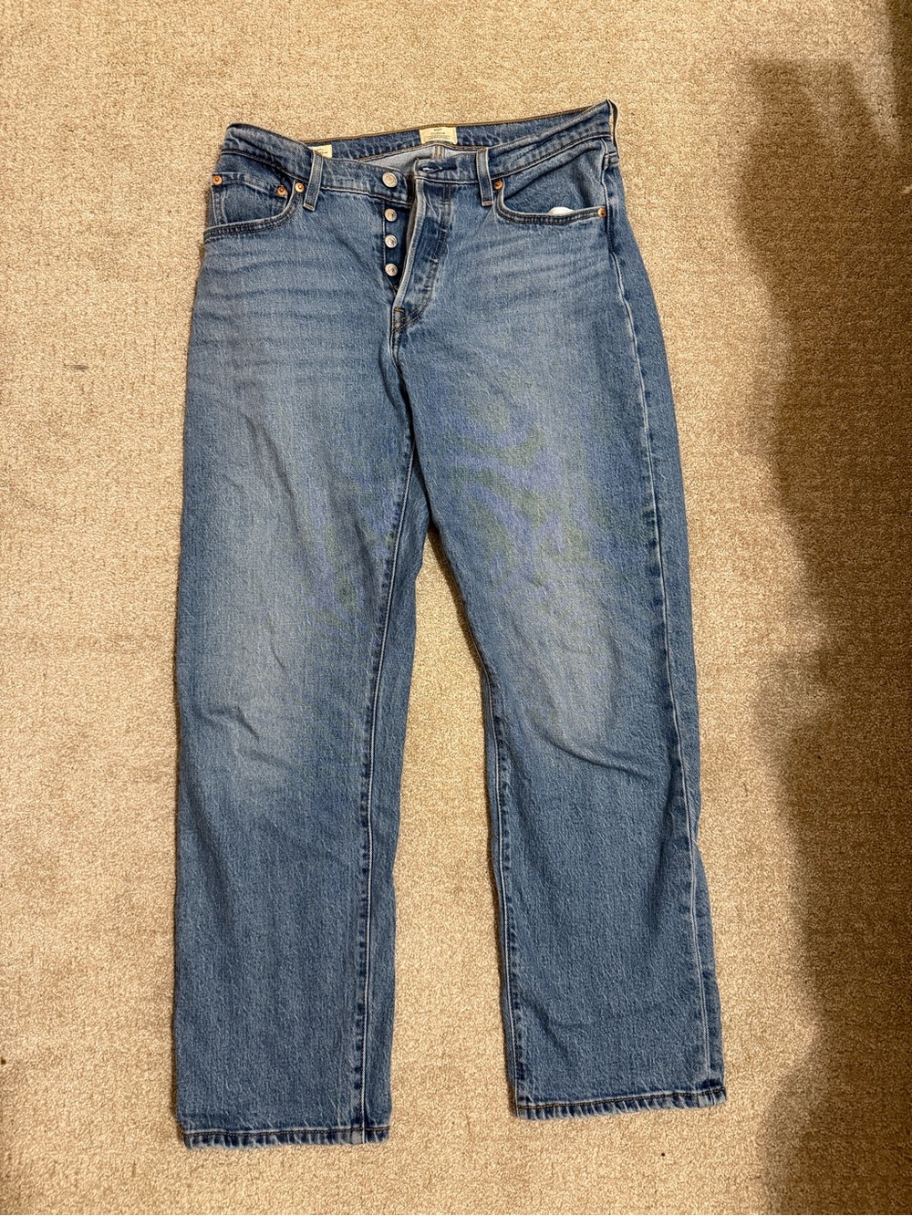Levis 501 Curve Straight Leg Jeans - Picture 3 of 5